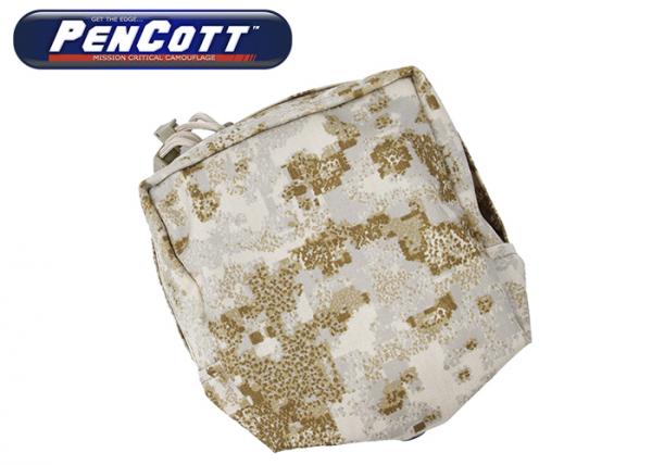 G TMC Nylon Square MOLLE Canteen Pouch ( PenCott SandStorm )